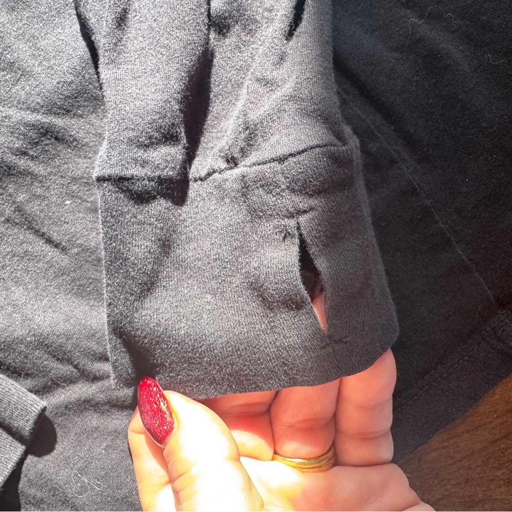 Harley-Davidson Black Long Sleeve Womens V-neck Tee- Size 1X - Picture 6 of 9